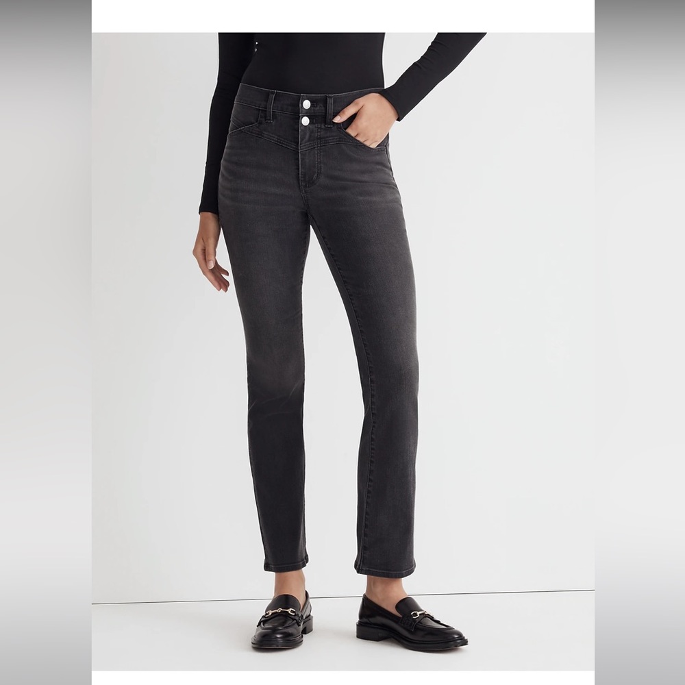 Madewell Kick Out Crop Jeans in Beckley Wash Sz 29 NWT